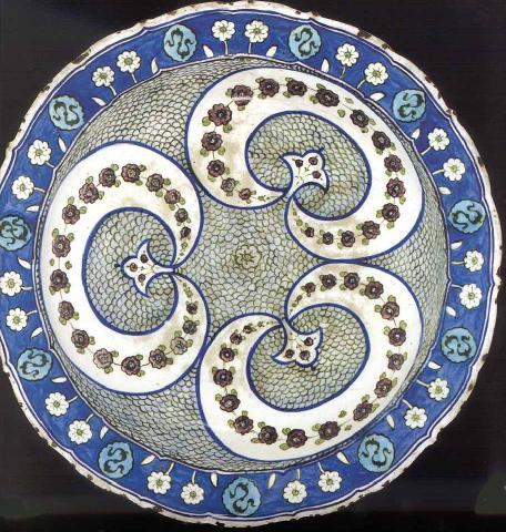 Selcuk And Ottoman Pottery, Deep Dish, Louvre